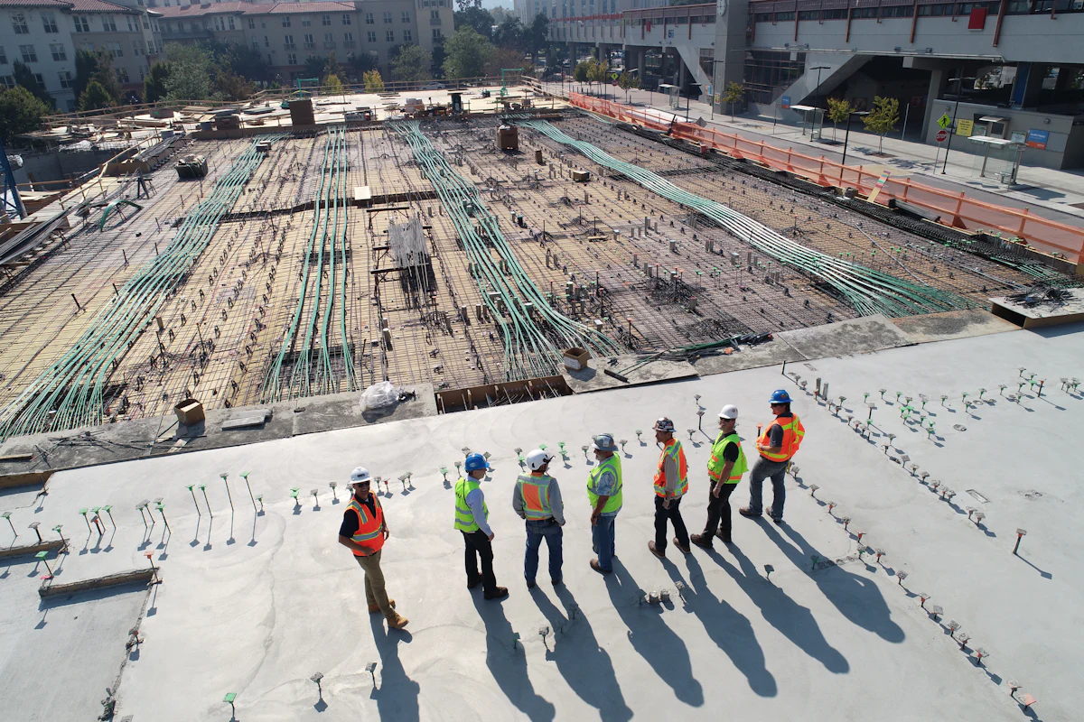 Referência do tipo de acompanhamento técnico realizado em etapa de fundação de obra